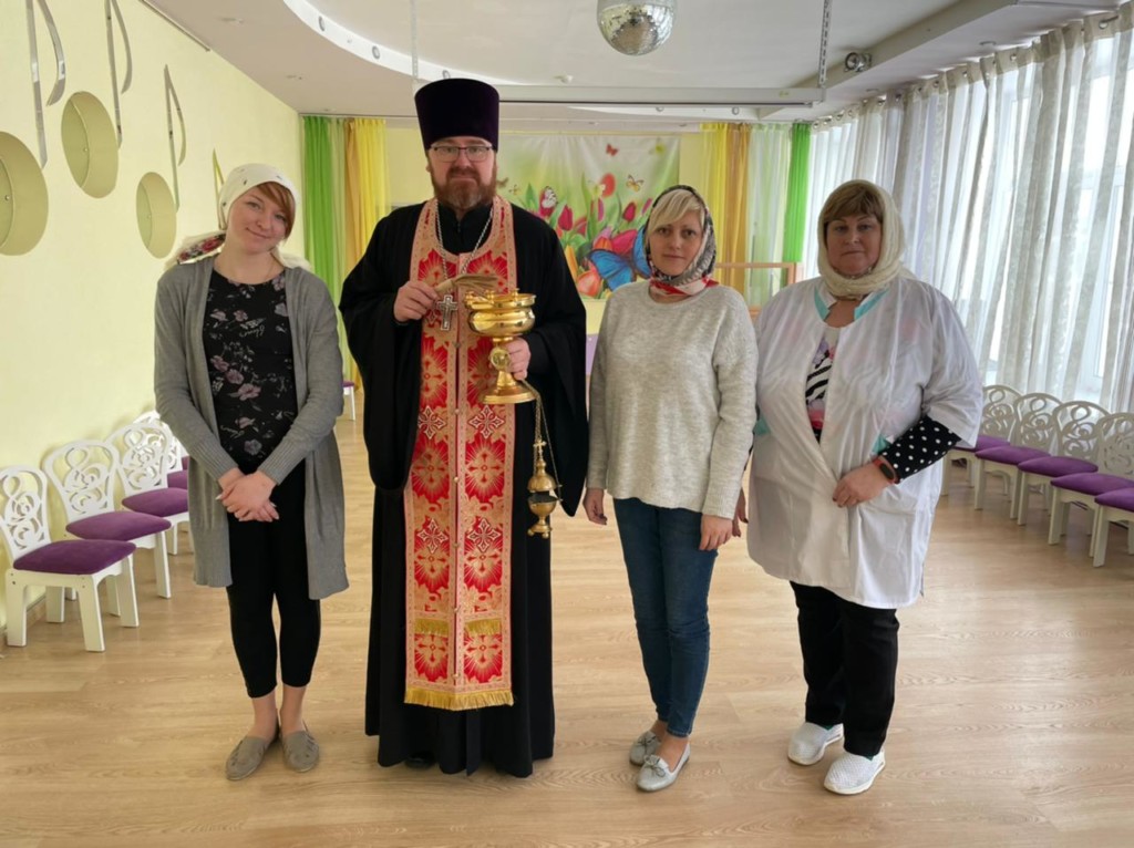 Благочинный Московского района совершил чин освящения детского сада № 322