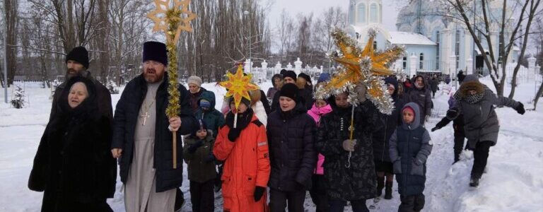Шествие Христославов в центральном храме Московского благочиния прошло 7 января