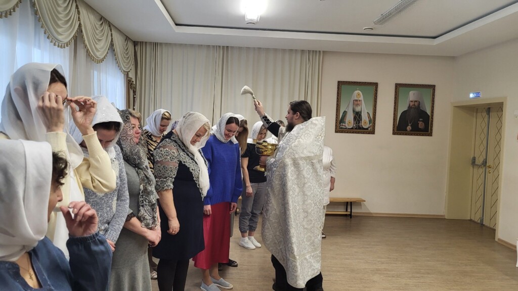 В православном детском саду совершено Великое освящение воды