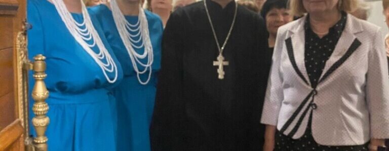 Священник стал гостем военно-патриотического концерта в районном дворце культуры