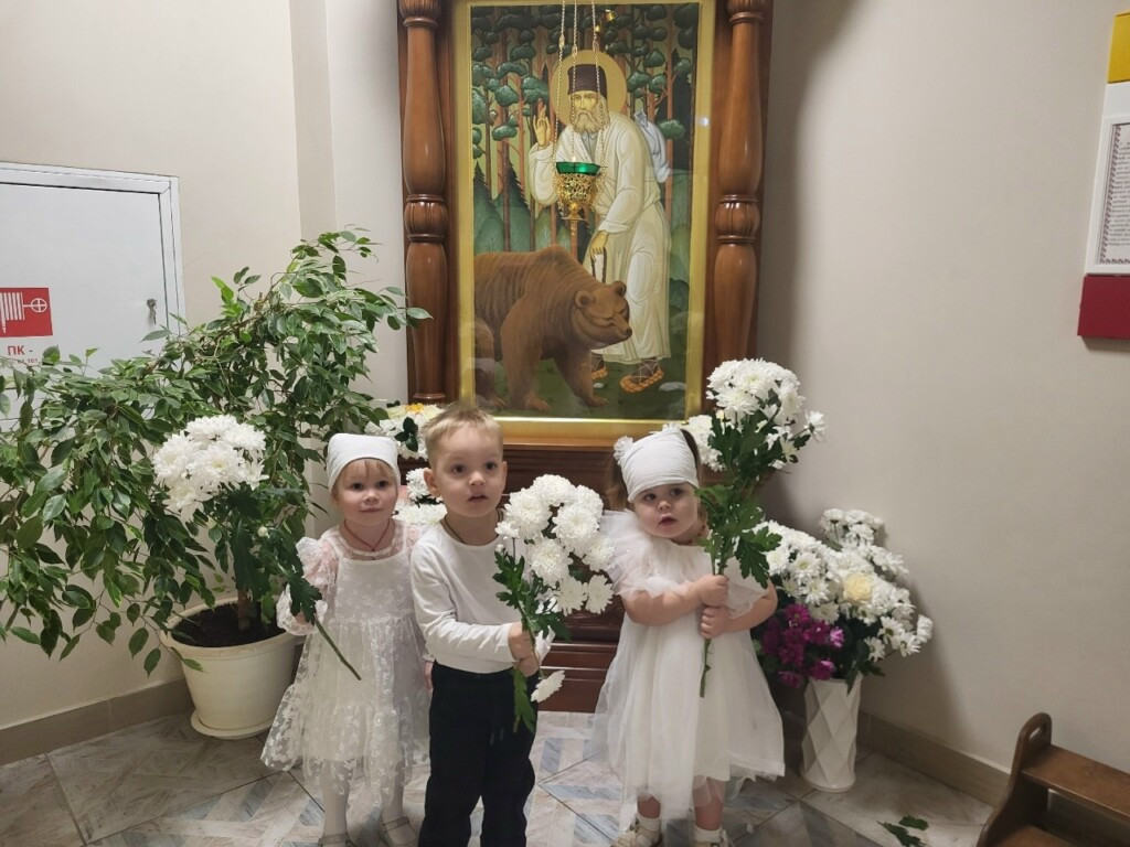 В православном детском саду отметили день памяти прп. Серафима Саровского