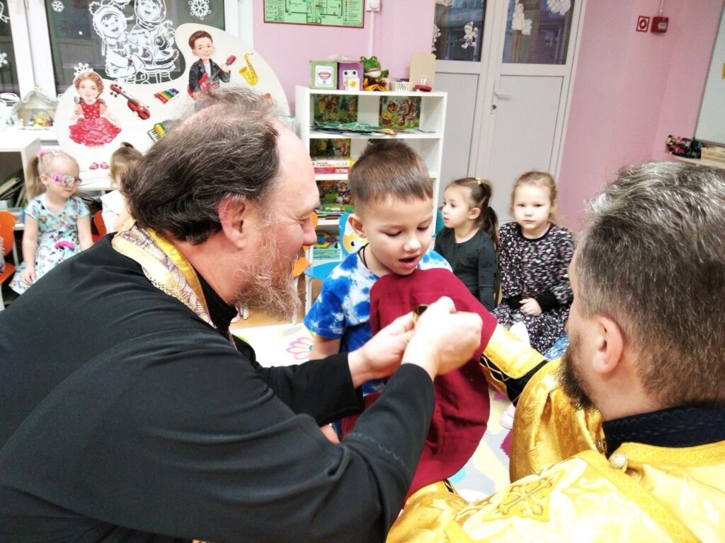 Воспитанники детского сада причастились Святых Христовых Таин