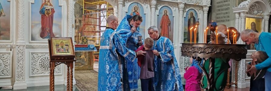 Состоялась Божественная Литургия для детей с ментальными нарушениями