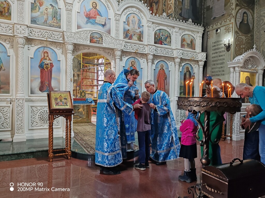 Состоялась Божественная Литургия для детей с ментальными нарушениями