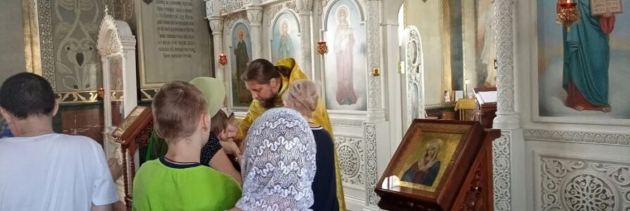 «Особенные» дети посетили Божественную Литургию